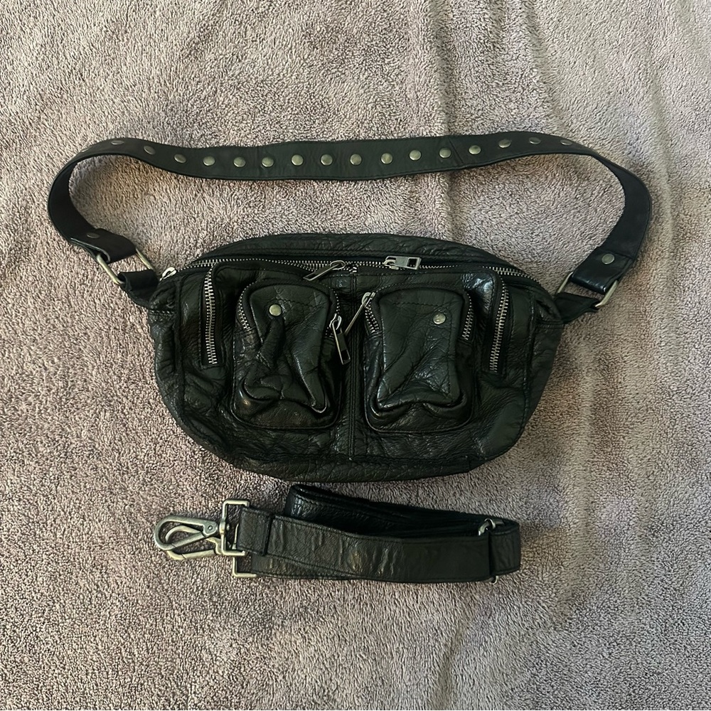 OSOI Black Leather Bag